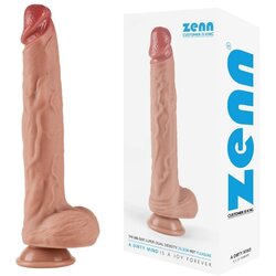 Zenn DILDO The Big Guy Super Dual Denstity (25,5 cm) - velik, realističen, dvojna gostota, silikonski, sesalno dno Cene