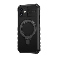  ZAŠTITNA MASKA ARMOR MAGSAFE METALNA PRSTENASTA NAVLAKA ZA IPHONE 12 CRNA Cijene