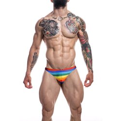 Cut4Men Thong C4m03 Provocative Rainbow L Cene