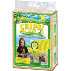Chipsi Citrus, stelja za glodavce - drvene strugotine - limun, 60 l / 3.2 kg Cene