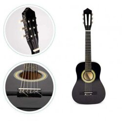 ECO TOYS velika drvena gitara za decu crna Cene