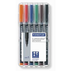 Staedtler Permanentni marker Lumocolor 313 WP6 S 0,4 mm, 6 kosov Cene