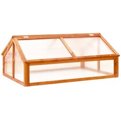 vidaXL Staklenik smeđa 114 x 80 x 50 cm od jelovine Cijene
