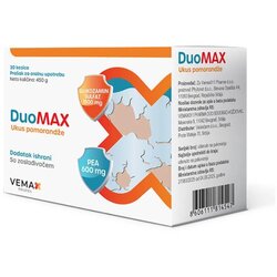 Vemax Pharma Prašak protiv bola u zglobovima DuoMAX, Narandža, 30 kesica Cene