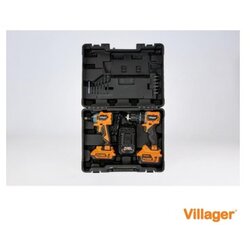 Villager FUSE set bušilica VLP 5121 + odvrtač VLP 6420, baterija 1x2,0Ah,1x4,0Ah, punjač 2,4A Cijene