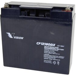 Vision Akkus CP12180DX CP12180DX svinčeni akumulator 12 V 18 Ah svinčevo-koprenast (Š x V x G) 181 x 167 x 77 mm M5-vijačni priklop brez vzdrževanja\, obstojnostni cikel Svinčev akumulator 1, (20438404) Cene