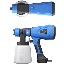 DayPlus Barvni razpršilnik na električni pogon, 550W moč, 1000 mL kapaciteta, 3 vzorci pršenja, set šob: 1.0mm, 2.5mm, (5000159979) Cene