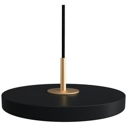 UMAGE Črna LED viseča svetilka s kovinskim senčnikom ø 15 cm Asteria Micro – Cene