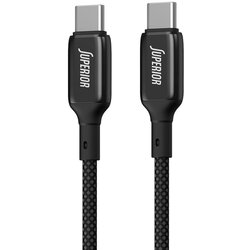 Superior USB data kabal SU-K105 Cink 60W 3A Type C na Type C 1m/ crna Cene