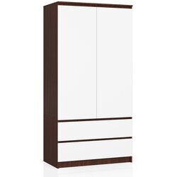 AKORD kabinet s 90 cm 2 vratoma 2 predalniki wenge / belo, (21713899) Cene