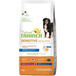 Natural trainer sensitive No Gluten Medium&Maxi Adult Egg - 12kg Cene