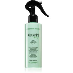 Phytorelax Laboratories Keratin Curly pršilo proti nastanku krepastih las za valovite in kodraste lase 200 ml Cene