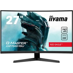 Iiyama Red Eagle G-master G2766HSU-B1 68,5cm (27") FHD VA 165Hz DP/HDMI/USB FreeSync zvočniki ukrivljen gaming monitor, (21144780) Cene