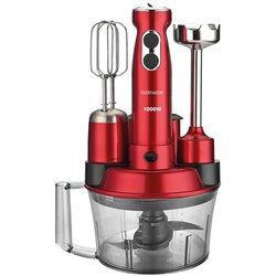 Goldmaster Štapni mikser sa posudom, 5u1, 1000 W, Multipraktik - GM-7239K Elena Max, Crveni Cijene