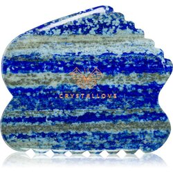 Crystallove Lapis Lazuli Contour Gua Sha pripomoček za masažo 1 kos Cene