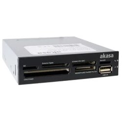 Akasa Citac kartica 3.5" AK-ICR-07 Internal 6-Port Card Reader - black Cene