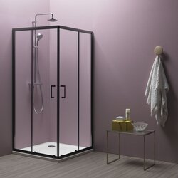 Kolpa San eco quat tuš kabina tkk 80/K black 515230 Cene