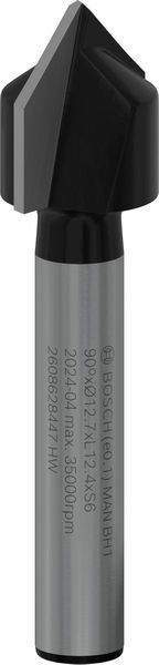 Bosch Glodalo za V-kanale PRO 2608628447, 90°, O12.7 mm, 6 mm Cene