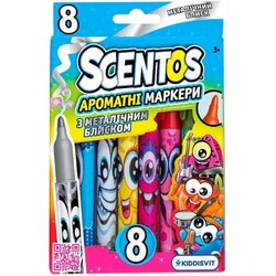 Ďalšie Scentos mirisni flomasteri s metalik sjajem, set od 8 kom. Cene