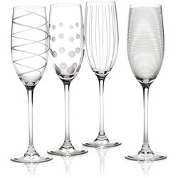 Mikasa Set 4 kozarcev za šampanjec Mikasa Cheers, 250 ml Cene