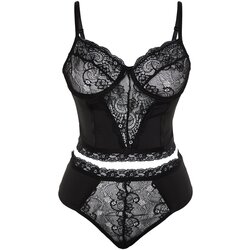Trendyol Curve Plus Size Underwear Set - Black - Plain Cijene