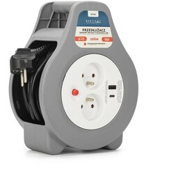 MONTIS Przedłużacz domowy zwijany z USB 10m MT188 2 AC outlet(s) Cene