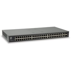 Level One Switch 50x FE FGU-5021 2xGSFP 19“ Cene