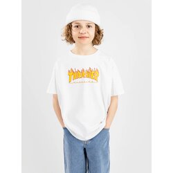 Thrasher Flame Kids Kids T-shirt white Cene