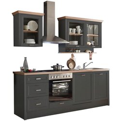 Modern Living Kuhinjski Blok Brez Aparatov Jasmin, Antracit, 235 Cm Cene