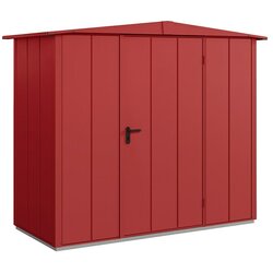 EcoStar Spremište Elegant-S Tip 1 (Vanjska širina uklj. krovni prevjes: 258,8 cm, Vanjska dubina uklj. krovni prevjes: 121,3 cm, Crvena, Jedna vrata) Cene