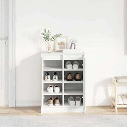 vidaXL ormarić za cipele bijeli 57x34x76 cm od konstruiranog drva Cijene