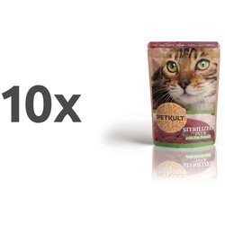 Petkult Cat Adult Sterilised - raca - 100 g 10 x 100 g Cene