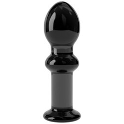 Lovetoy 2023 Stekleni Analni Čep Lovetoy Glass Romance Black 4,5 Cene