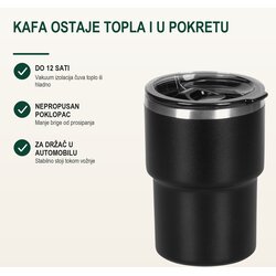 Castelli Termo šolja Brilla, 355 ml, Crna Cene