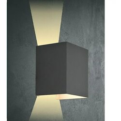 Starlux LED zunanja stenska svetilka Umea XXL (9 W, 12x12x16 cm, IP54, antracit) Cene