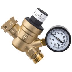 INF Brezsvinčen medeninski regulator tlaka z merilnikom NH3/4 za RV, (5000445613) Cene