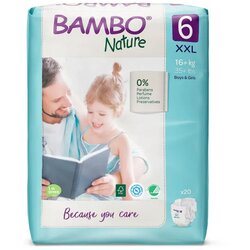 Bambo pelene Nature Eco Friendly 6, 16+, 20 kom Cene