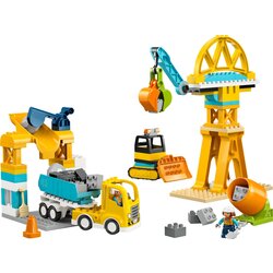 Lego LEGO® DUPLO® - 3v1 Gradbišče in vozila (10476) Cene