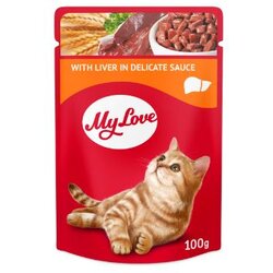 My Love HRANA ZA MAČKE SA JETROM U DELIKATNOM SOSU 100g Cene