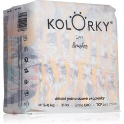 Kolorky Day Brushes jednokratne EKO pelene veličina M 5-8 Kg 21 kom Cene