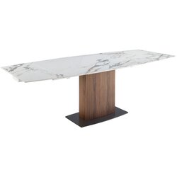 Angel Cerdá Podaljšana jedilna miza ovalna sodček porcelanski marmor, (21250537) Cene