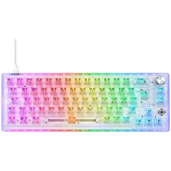 DELTACO GAMING Tipkovnica DK460 Mehanička 65% Nordic Layout, TRANSPARENTNA/RGB Cene