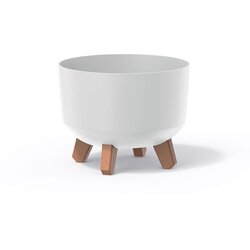 Prosperplast Saksija Gracia sa nogarima i rezervoarom - bela S449 / 34 cm Cene