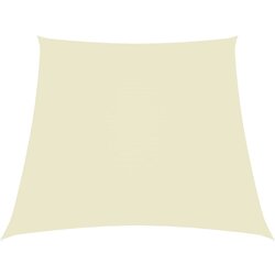 vidaXL jedro za zaštitu od sunca od tkanine trapezno 3/4 x 2 m krem Cijene