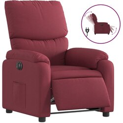 Maison Chic Električni naslanjač - Relax naslanjač vinsko rdeče blago, (22062102) Cene