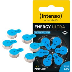 Intenso (INTENSO) Baterija za slušni aparat A675/PR44 1.45V pakovanje od 6 komada Cijene
