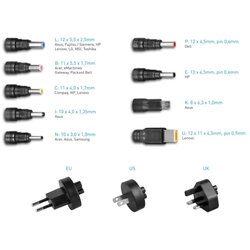AVACOM univerzalni punjač QuickTIP 45W sa 9 konektora, ADAC-UNV-A45W Cene