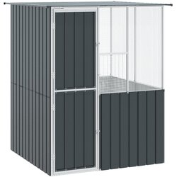 vidaXL Ptičnik Antracit 165 x 165 x 200 cm Cinkana jeklena, (5000136041) Cene