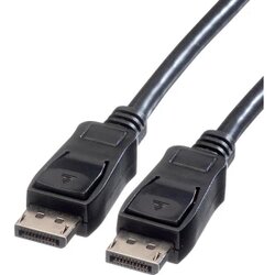 Value DisplayPort priključni kabel 5.00 m 11.99.5605 sa zaštitom crna [1x muški konektor displayport - 1x muški konektor Cene