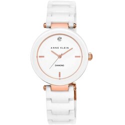 ANNE KLEIN ženski ručni sat AK/1018RGWT Ceramic Cene